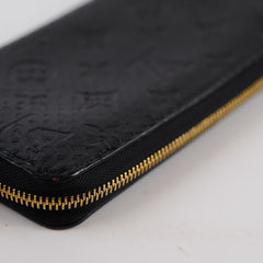 Louis Vuitton Exotic Python Black Zippy Wallet