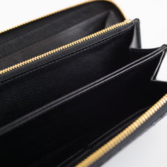 Louis Vuitton Exotic Python Black Zippy Wallet