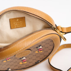Gucci Mickey Mouse Round Crossbody Bag
