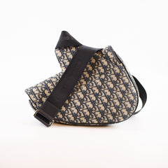 Christian Dior Men's Saddle Oblique Navy