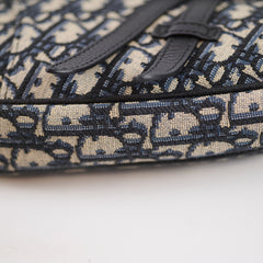 Christian Dior Men's Saddle Oblique Navy