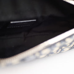 Christian Dior Men's Saddle Oblique Navy