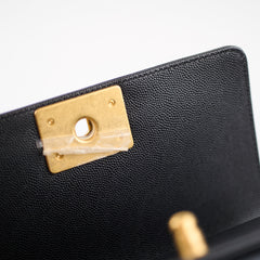 Chanel Boy Small Caviar Black GHW