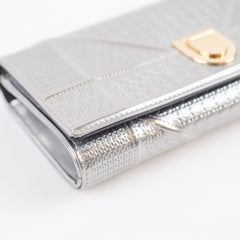 Christian Dior ama Wallet On Chain WOC Silver