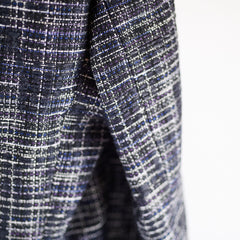 Chanel Fantasy Tweed Jacket Black/Navy/White Size 36
