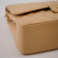 Chanel Double Flap Jumbo Beige Caviar GHW (2012)