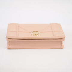 Christian Dior Diorama Wallet On Chain Dusty Pink