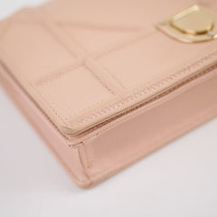 Christian Dior Diorama Wallet On Chain Dusty Pink
