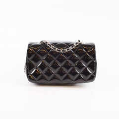 Chanel Extra Mini Flap Patent Black (17 Series)