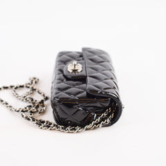 Chanel Extra Mini Flap Patent Black (17 Series)
