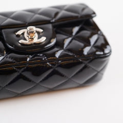 Chanel Extra Mini Flap Patent Black (17 Series)