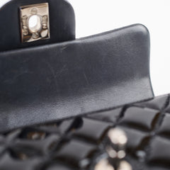 Chanel Extra Mini Flap Patent Black (17 Series)