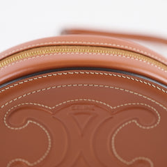 Celine Small Triomphe Oval Crossbody Bag Brown