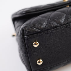 Chanel Coco Handle Small Black Caviar 2020 GHW