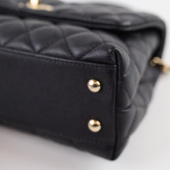 Chanel Coco Handle Small Black Caviar 2020 GHW