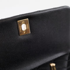 Chanel Coco Handle Small Black Caviar 2020 GHW