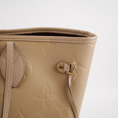 Louis Vuitton Neverfull MM Empriente Tourterelle