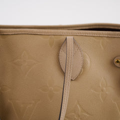 Louis Vuitton Neverfull MM Empriente Tourterelle