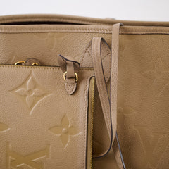 Louis Vuitton Neverfull MM Empriente Tourterelle