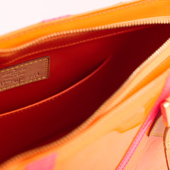 Louis Vuitton Robert Wilson Monogram Vernis Fluo Houston Tote in Fluorescent Orange