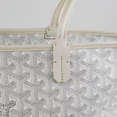 Goyard Artois PM White Shoulder Bag