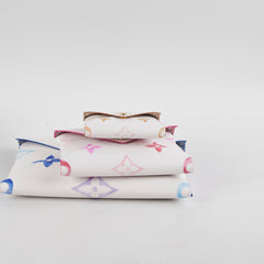 Louis Vuitton 3 Kirgami Pouch Clutch Giant Monogram Watercolor Set