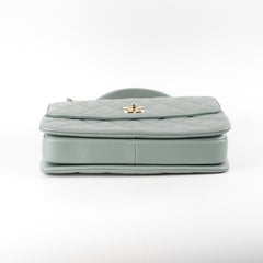 Chanel Large Trendy CC Top Handle Blue/Green