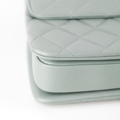 Chanel Large Trendy CC Top Handle Blue/Green