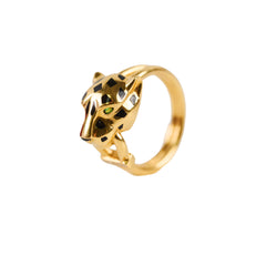 Cartier Panthere 18k Ring Size 53 Yellow Gold
