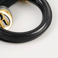 Christian Dior Vintage Lady Dior Small Black Nylon