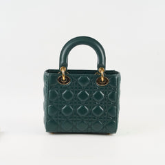 Christian Dior Lady Dior Small Emerald