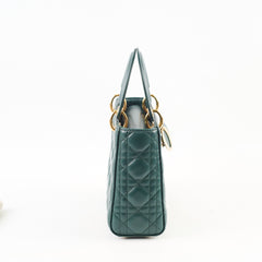 Christian Dior Lady Dior Small Emerald