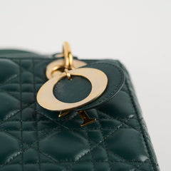 Christian Dior Lady Dior Small Emerald