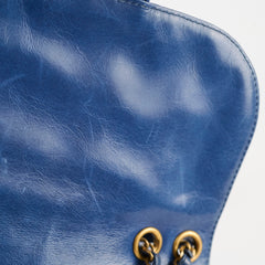 Chanel Bubble CC Flap Blue Calfskin