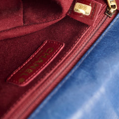 Chanel Bubble CC Flap Blue Calfskin