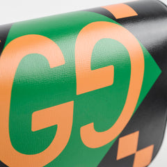 Gucci Horsebit 1955 Shoulder Bag Black Geometric Print