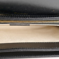 Gucci Horsebit 1955 Shoulder Bag Black Geometric Print