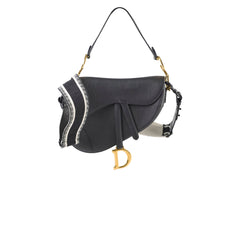 Dior Medium Saddle Black