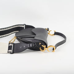 Dior Medium Saddle Black