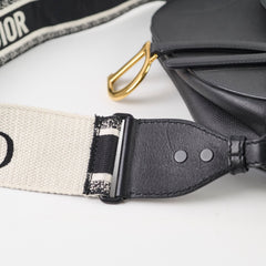 Dior Medium Saddle Black