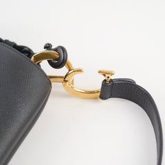 Dior Medium Saddle Black