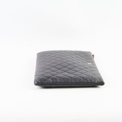 Chanel O Case Large Caviar Black