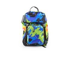 Prada Blue/Green Nylon Backpack