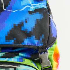 Prada Blue/Green Nylon Backpack