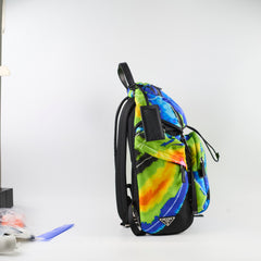 Prada Blue/Green Nylon Backpack