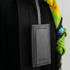 Prada Blue/Green Nylon Backpack