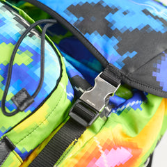 Prada Blue/Green Nylon Backpack