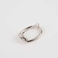 Hermes Palladium Mors Scarf Ring