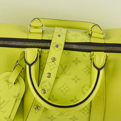 Louis Vuitton Keepall Bandouliere 50 Taigarama Neon Yellow