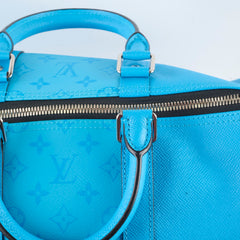 Louis Vuitton Keepall Bandouliere 50 Taigarama Blue